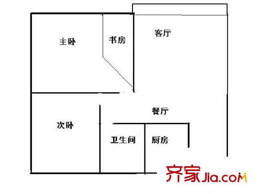 梅龍苑 2室 戶型圖