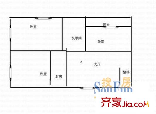 深圳 荔花村 戶型圖2