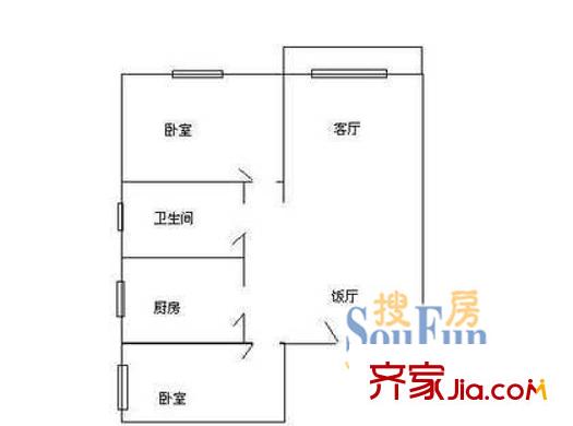 深圳 福满园 户型图2