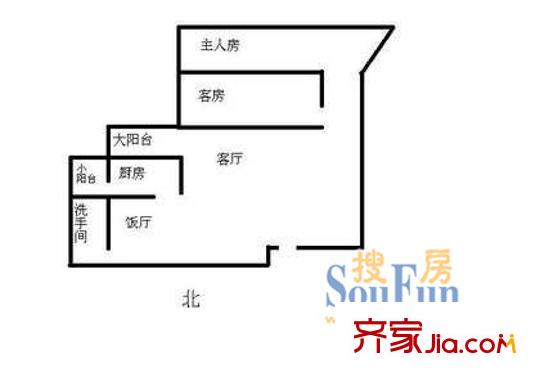 深圳 青海大廈 戶型圖1