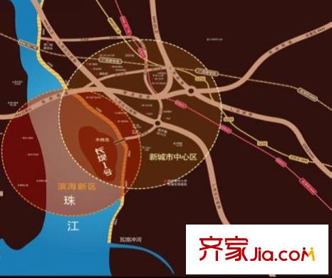 長堤1號交通圖