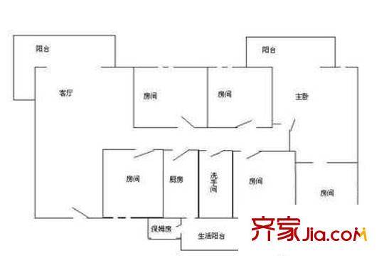 城投荔香坊 戶型圖3