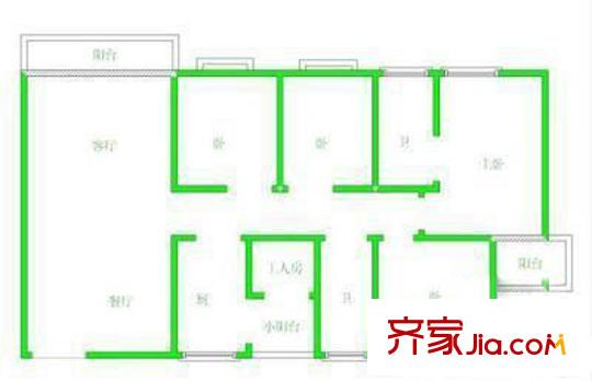 城投荔香坊 戶型圖2