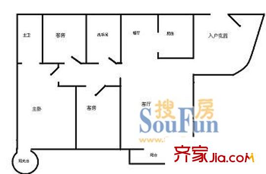 欧景城华庭北区 户型图6