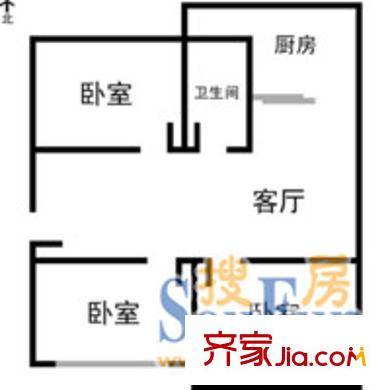 欧景城华庭北区 户型图9