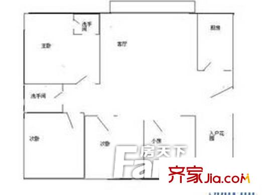 深圳 海寶閣 1房戶型圖