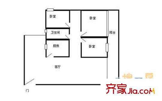 深圳榕苑戶型圖2