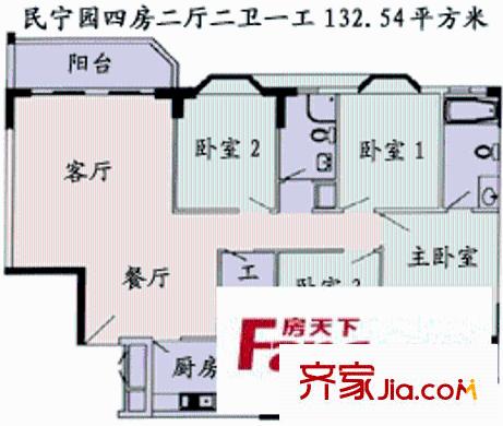 深圳 民寧園 戶型圖2