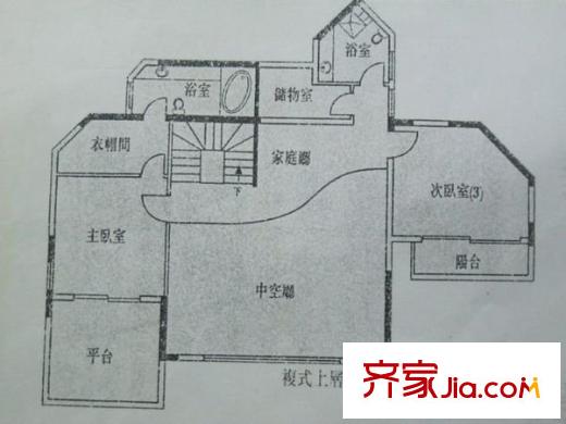 民寧園 6室 戶型圖