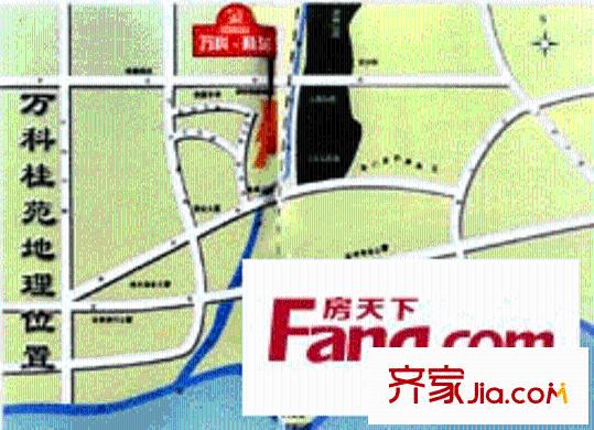 萬(wàn)科桂苑交通圖