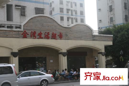 長堤1號配套圖小區(qū)大門口超市