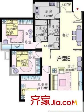 深圳招东小区户型图2