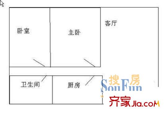 錦花大廈 戶(hù)型圖2
