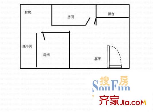 錦花大廈 戶(hù)型圖1