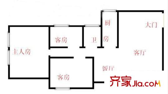 深圳 長(zhǎng)城三花園 戶型圖