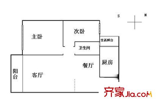 深圳 榕苑 戶型圖1