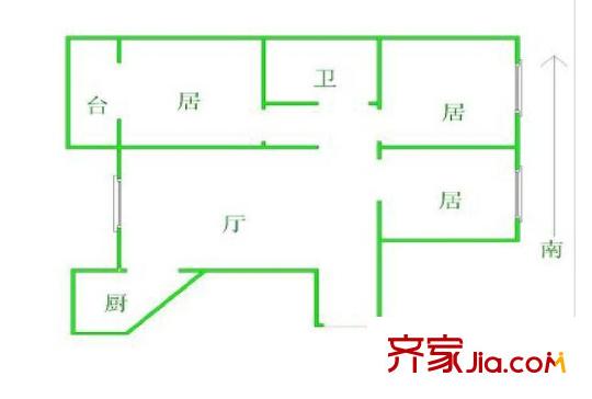 中興西小區(qū)3居室
