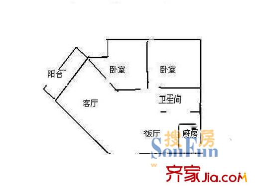 天元大廈 戶型圖2