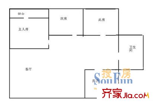 深圳 筆架山莊 戶型圖1