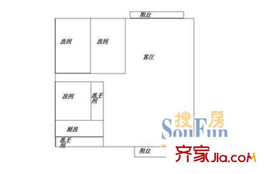 深圳 筆架山莊 戶型圖2
