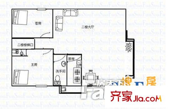 香江西苑 戶(hù)型圖