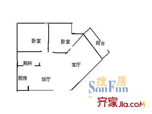 天元大廈 戶型圖1