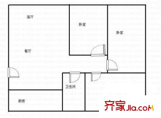筆架山莊 戶型圖2