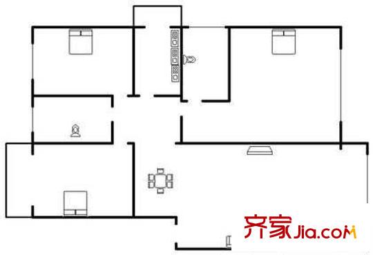 洪浪二村 户型图3