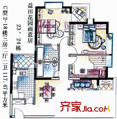 深圳點(diǎn)彩人家戶(hù)型圖8