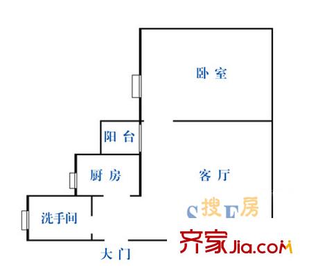 深圳松泉閣戶型圖1