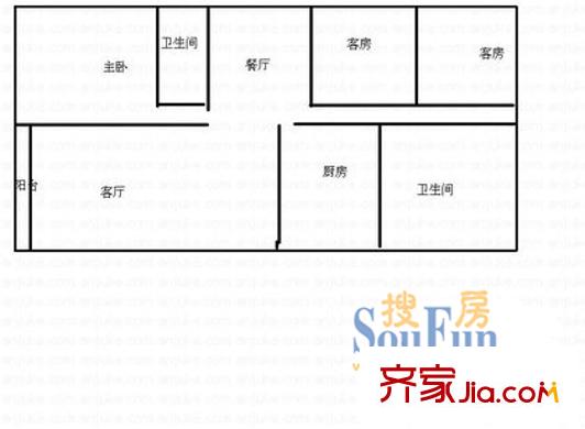 深圳松泉閣戶型圖5