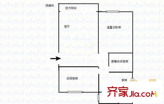 深圳 滨城新村 户型图