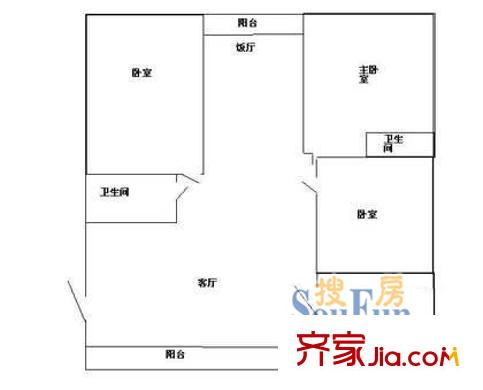 嘉逸花園 戶型圖6