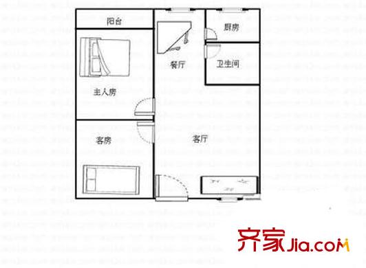 深圳 风尚时代 户型图9