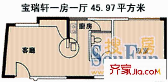深圳寶瑞軒戶型圖3