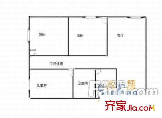 深圳 湖溪大廈  二居室  二房二廳一衛(wèi)
