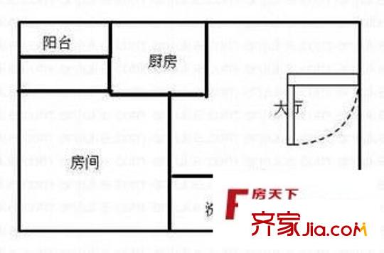 翠苑大廈 3室 戶型圖