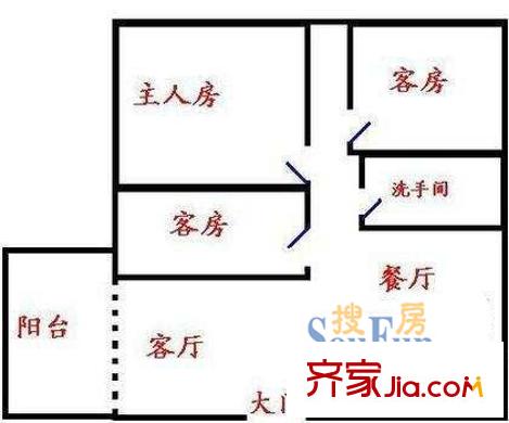 深圳 惠名花園 戶型圖4