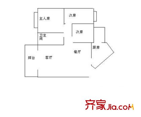 深圳 皓月花園二期 戶型圖4