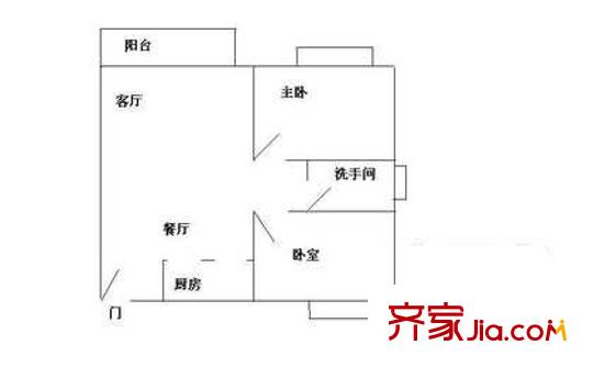 深圳 皓月花園二期 戶型圖2