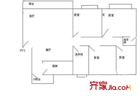 深圳 皓月花園二期 戶型圖5