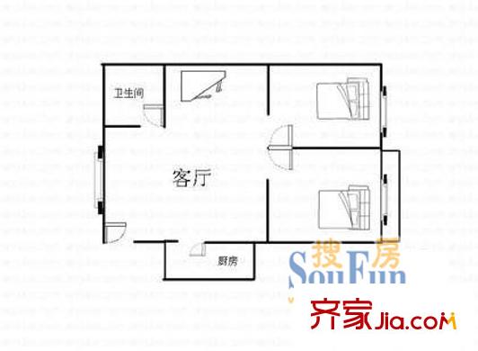 深圳 惠名花園 戶型圖1