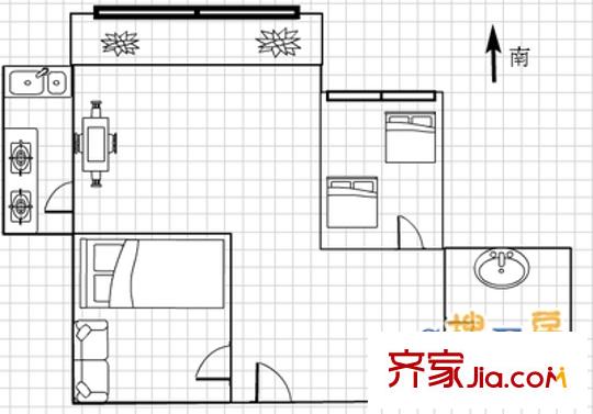 方海商苑 戶型圖2