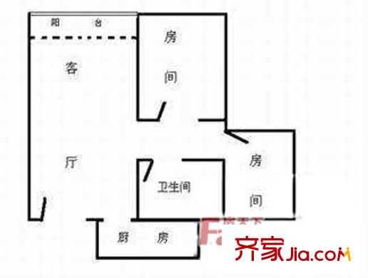 方海商苑 戶型圖2