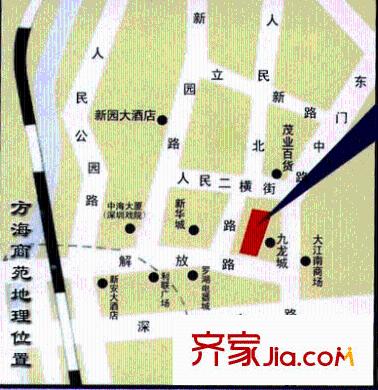 方海商苑交通圖