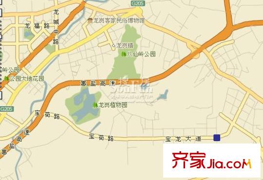 尚景經(jīng)富園交通圖