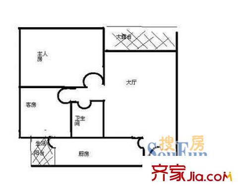 深圳 惠名花園 戶型圖3
