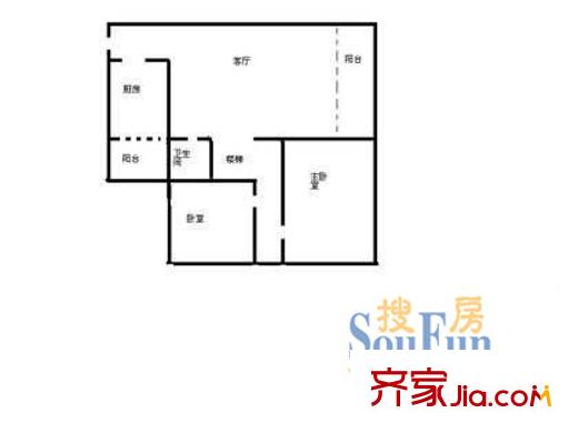 深圳 惠名花園 戶型圖5