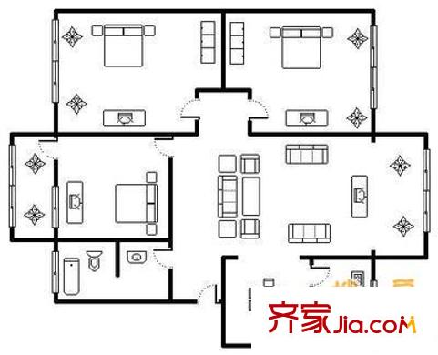 方海商苑 戶型圖3