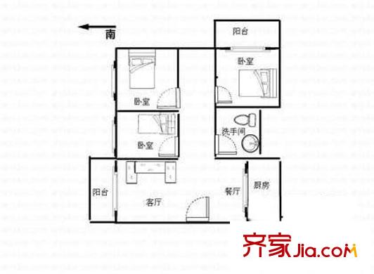 方海商苑 戶型圖1
